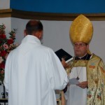 Ken taking the oath of canonical obedience