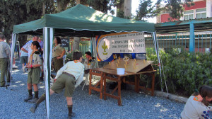 St Barnabas' Scouts, 53rd Limassol, celebrate 100 years of Scouting in Cyprus in 2013