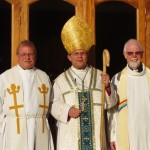 Bishop Michael, Archdeacon Bill and Canon Derek